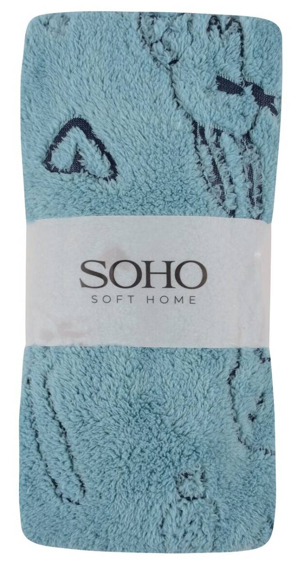 Текстиль банний SOHO Рушник 35*75 см, мікроф. Bunny Green