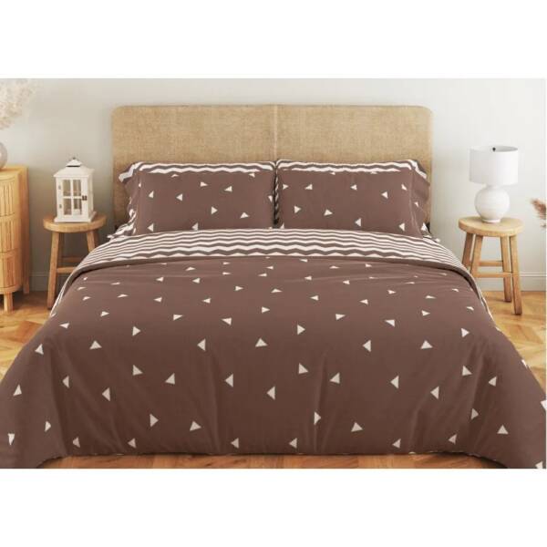 Комплект постільної білизни ТЕП "Soft dreams" євро, Cappuccino Night, 70x70