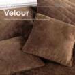 Подушка декоративна "VELURE" 40*40 см (350г)256 коричневий