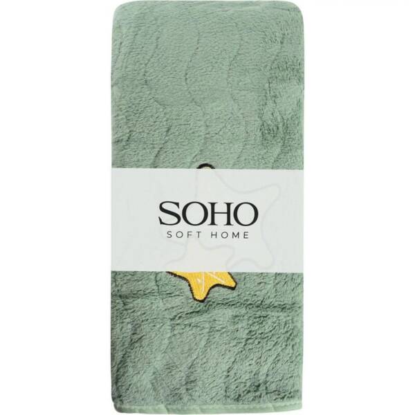Текстиль банний SOHO Рушник 25*50 см, мікроф. Star Green