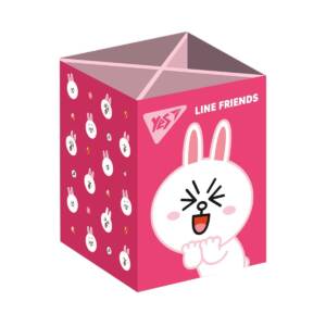 Стакан для письмового приладдя YES "Line Friends", картон