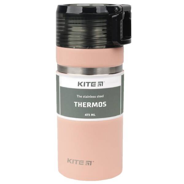 Термос Kite 473 мл., персиковий