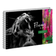 Альбом для малювання Yes А4 20арк./120 спіраль "Flowers&Black" виб.гібрід.лак