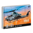 Альбом для малювання Yes А4 20арк./120 спіраль "Military" виб.гібрід.лак