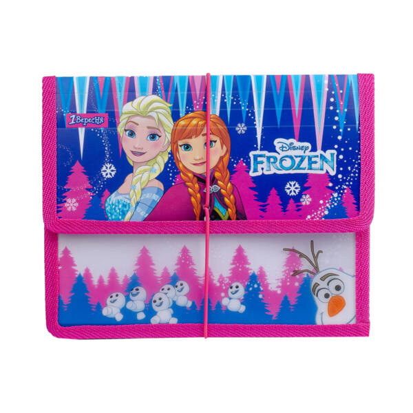 Папка для зошитів 1 Вересня пласт. на резинці В5 Frozen