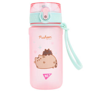 Пляшка для води Yes "Pusheen" 500 мл, рожева, софт тач