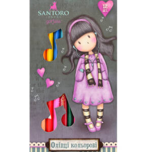Олівці 12/24 кольор."Santoro"