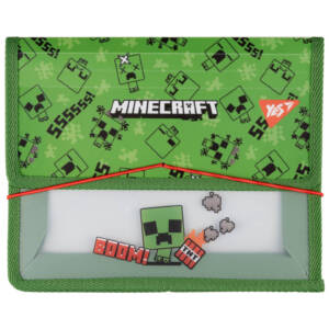 Папка для зошитів Yes  пласт. на резинці В5 "Minecraft. Creeper"