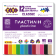 Пластилін CLASSIC 12 клоьорів, 240г  KIDS