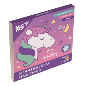 Пластилін YES Glamour 12 кольорів 240 г