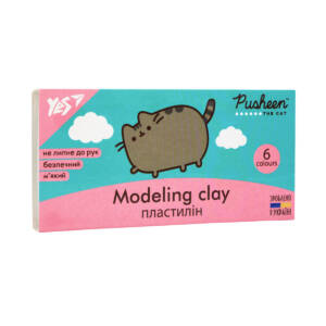 Пластилін YES, 6 кол., 120г "Pusheen"