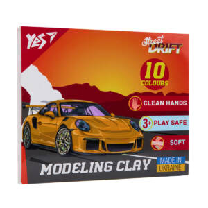 Пластилін Yes, 10 кол., 200г "Drift King"