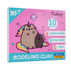 Пластилін Yes, 10 кол., 200г "Pusheen"