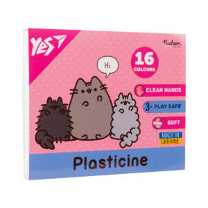 Пластилін Yes, 16 кол., 320г "Pusheen"