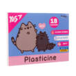 Пластилін Yes, 18 кол., 360г "Pusheen"