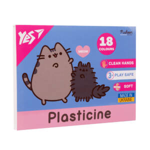 Пластилін Yes, 18 кол., 360г "Pusheen"
