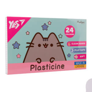 Пластилін Yes, 24  кол., 480г "Pusheen"