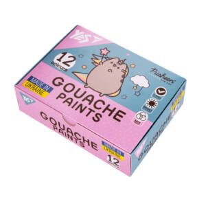 Фарби гуашеві Yes Pusheen 12 кол. 20 мл