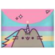 Папка-конверт YES на кнопці А4 "Pusheen"