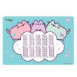 Підкладка для столу  YES табл.множ. Pusheen