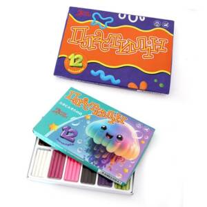 Пластилін зі стеком, 12 кол, 140г восковий Little Artist