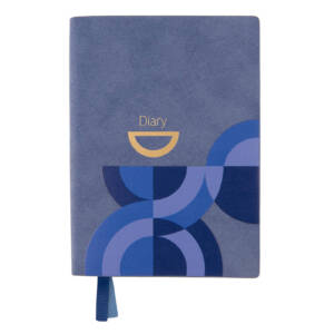 Діловий записник А6 дата Leo Planner "Apiro", м'який, 352 стор., синій