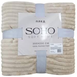 Текстиль для дому SOHO Плед 200*230 см Strip Beige