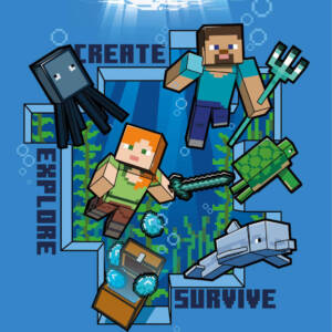 Розмальовка А4 1Вересня  "Minecraft"