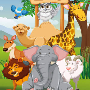Розмальовка А4 1Вересня Zoo