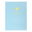 Записна книжка FAVOURITE, PASTEL, А5, 96 арк., кліт, офсет крем, тв. лам. обкл., блакитна
