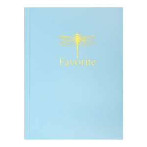 Записна книжка FAVOURITE, PASTEL, А5, 96 арк., кліт, офсет крем, тв. лам. обкл., блакитна