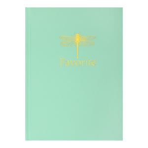 Записна книжка FAVOURITE, PASTEL, А5, 96 арк., кліт, офсет крем, тв. лам. обкл., м'ятна