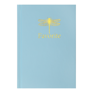 Записна книжка FAVOURITE, PASTEL, А6, 96 арк., кліт, офсет крем, тв. лам. обкл., блакитна