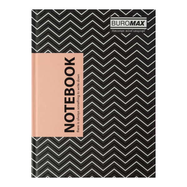 Записна книжка INSOLITO, А5, 96 арк., клітинка, тверда картонна обкладинка, персикова