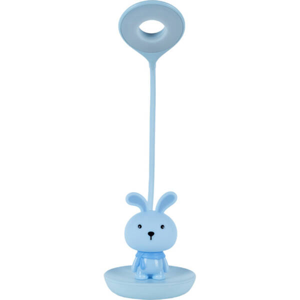 Настільна лампа LED з акумулятором Bunny, блакитний