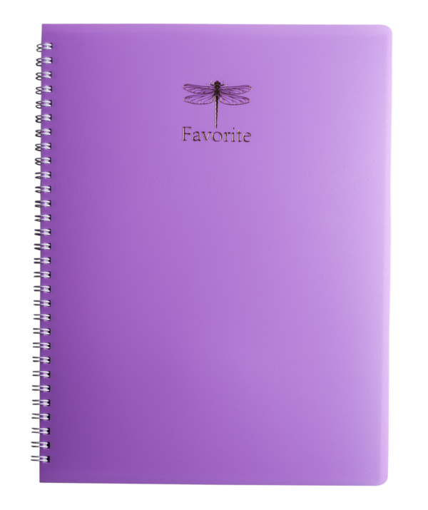 Зошит FAVOURITE, PASTEL, А4, 80 арк., кліт, пл.. обкл., бузковий