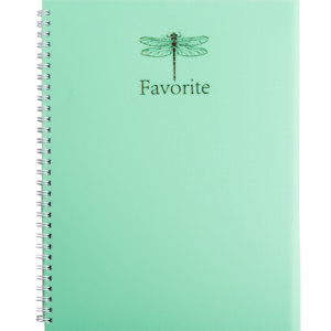 Зошит FAVOURITE, PASTEL, А4, 80 арк., кліт, пл.. обкл., мятний