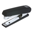 Степлер пластиковий RUBBER TOUCH до 12арк. (скоби №10), чорний