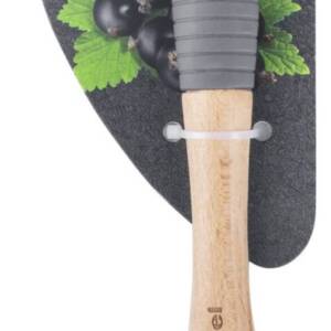 kitware RINGEL Grey line Лопатка силікон/дерево коса 25.5 см