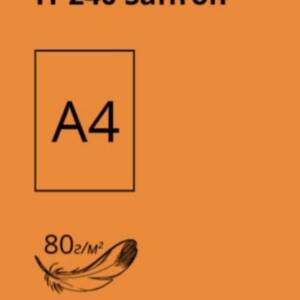 Папір кольор. А4 80 г/м (100 арк.) інт. Saffron 240 (помаранчевий) "CRYSTAL COLOR PAPER"
Код УКТ ЗЕД 4802