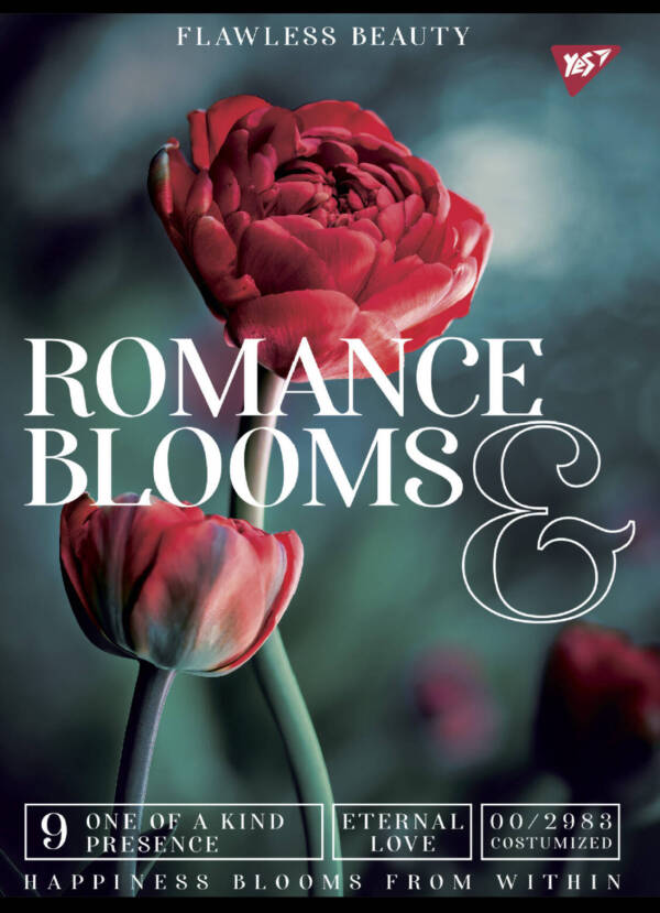 Зошит для записів YES А4/48 кл. Romance blooms