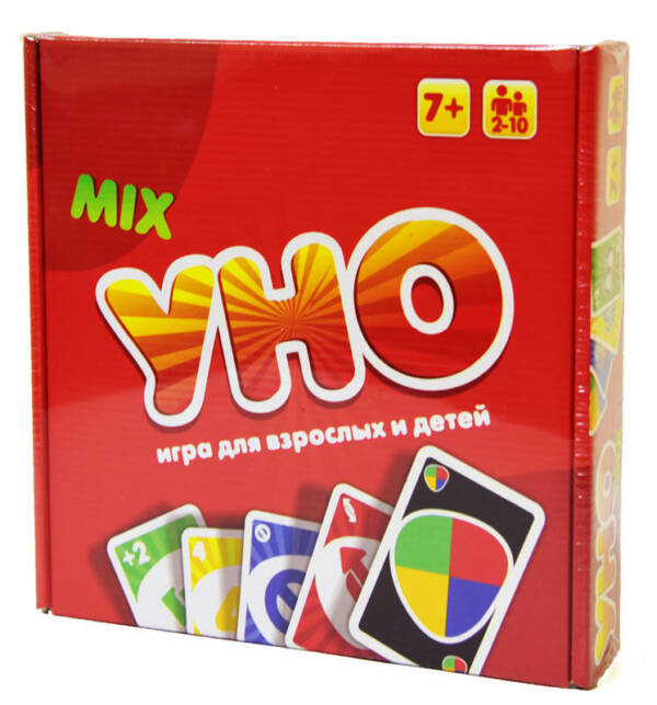 Игра настольная "UNO"большая 2в1 26*25 см