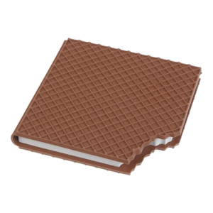 Блокнот WAFFLE, 90х90мм, 80 арк., нелінований, ароматизована Soft touch обкладинка, KIDS Line