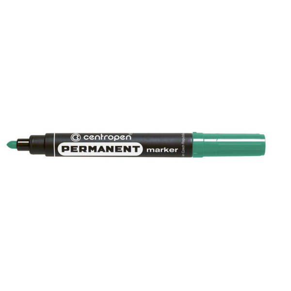 Маркер 8566 Permanent 2,5 мм круглий зелений
