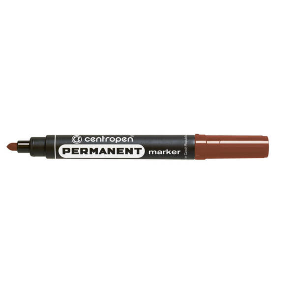 Маркер 8566 Permanent 2,5 мм круглий коричневий