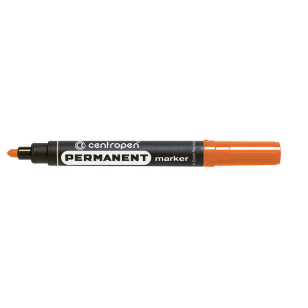 Маркер 8566 Permanent 2,5 мм круглий оранжевий