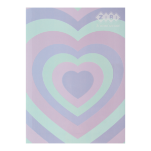 Блокнот PATTERN, А-5, 64 арк., кліт., ітгр. обкл., мат. лам.+Уфлак, KIDS Line, рожевий