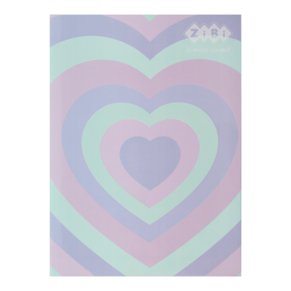 Блокнот PATTERN, А-5, 64 арк., кліт., ітгр. обкл., мат. лам.+Уфлак, KIDS Line, рожевий