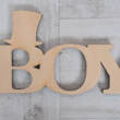 Надпис із фанери 0,6" BOY"