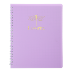 Книжка для записів FAVOURITE, PASTEL, В5, 80 арк., клітинка, пласт. обкладинка, рожевий